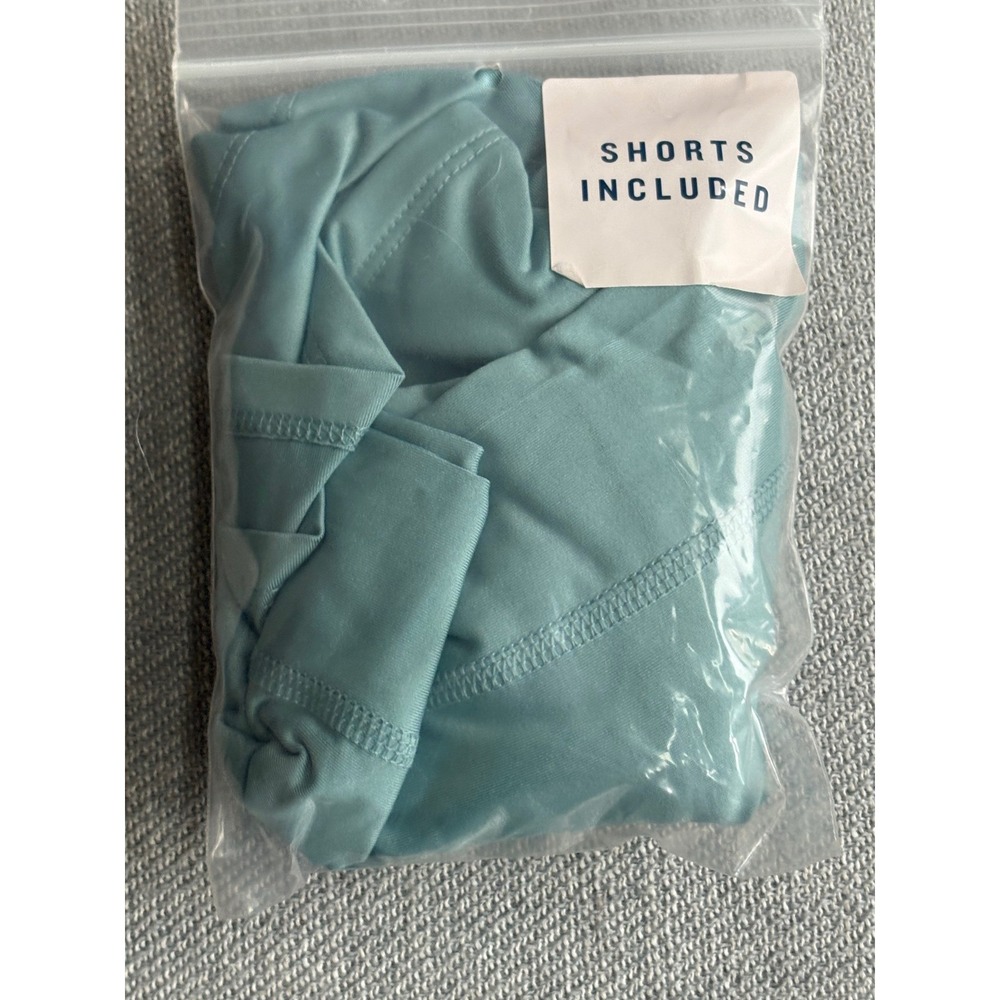 Sleeveless Teal Polo Dress with Contrast Collar - Picture 7 of 7